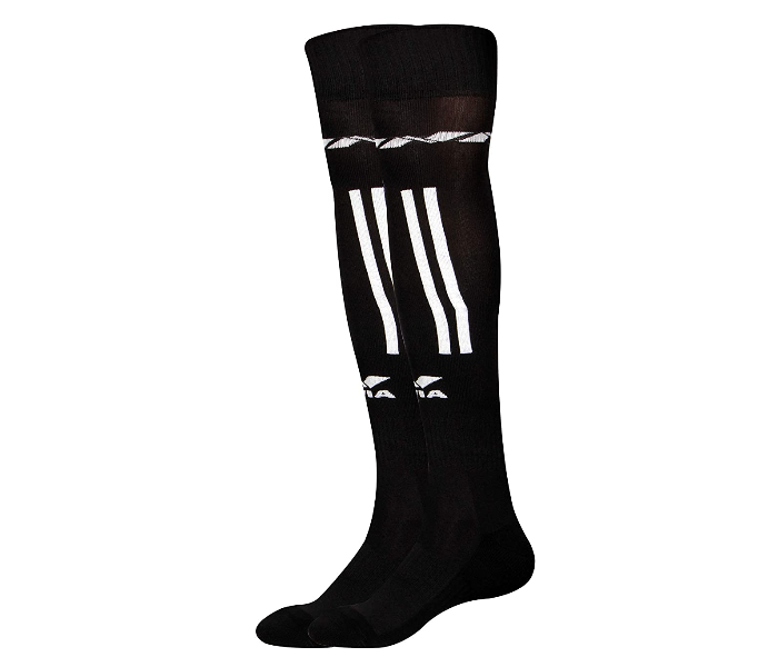 Nivia Long One Pair Football Socks for Adults - Black - Zoom Image 1