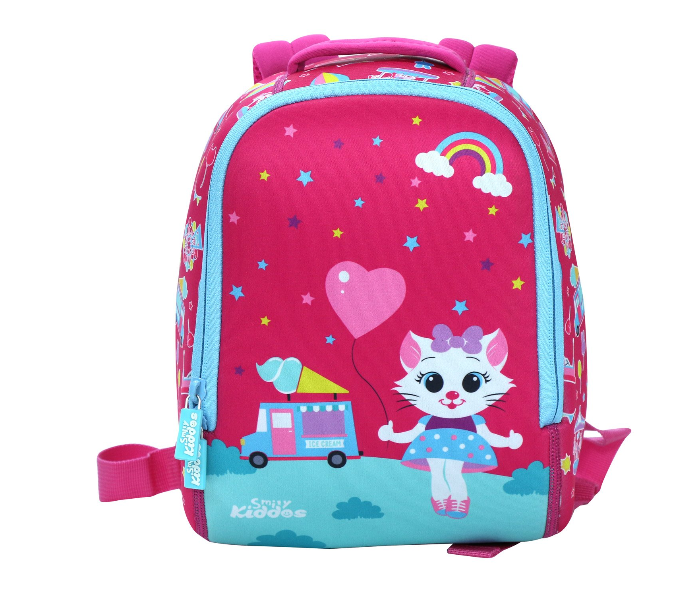 Smily Kiddos Preschool Backpack - Pink & Blue - Zoom Image