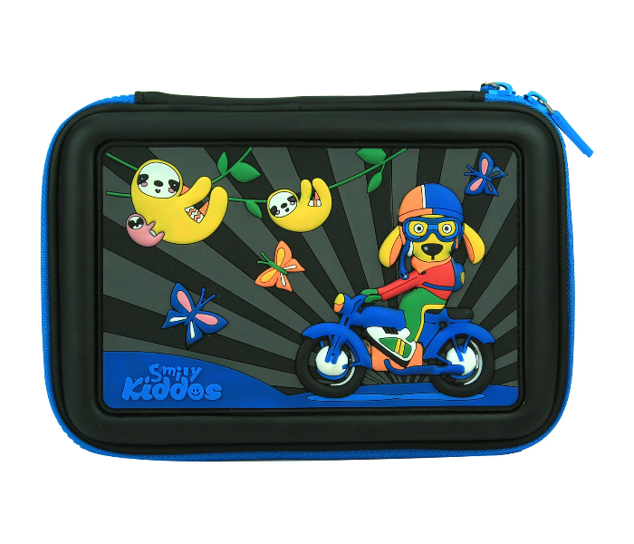 Smily Kiddos Mini Pencil Pouch - Blue and Yellow - Zoom Image