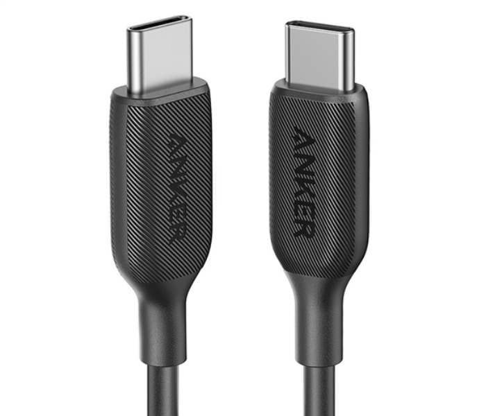 Anker A8852 PowerLine III 3ft USB-C To USB-C Cable - Black - Zoom Image 1