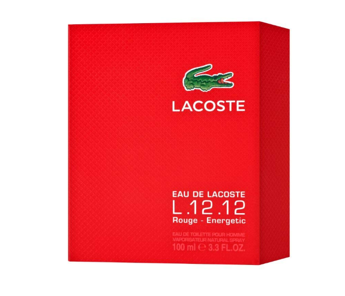 Lacoste 100ml 2-Piece Rouge Eau De Toilette for Men - Zoom Image 2