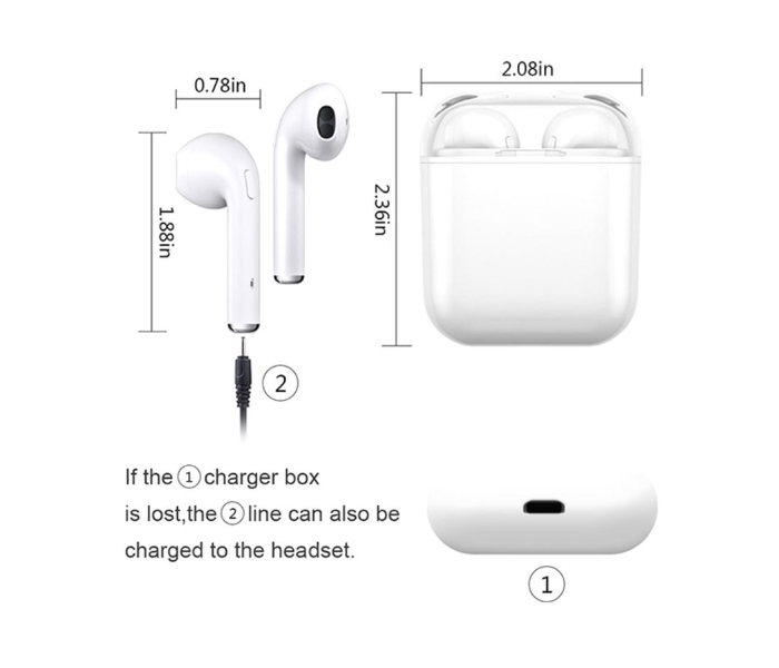 In-Ear Wireless Earphones - White - Zoom Image 3