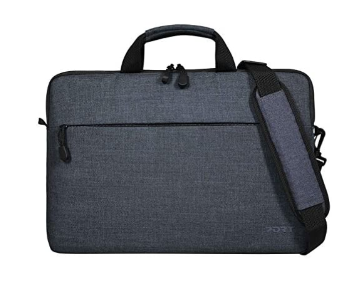 Port Designs 110201 Belize Top Loading Travel Professional Business Briefcase Bag - Grey  - Zoom Image 1