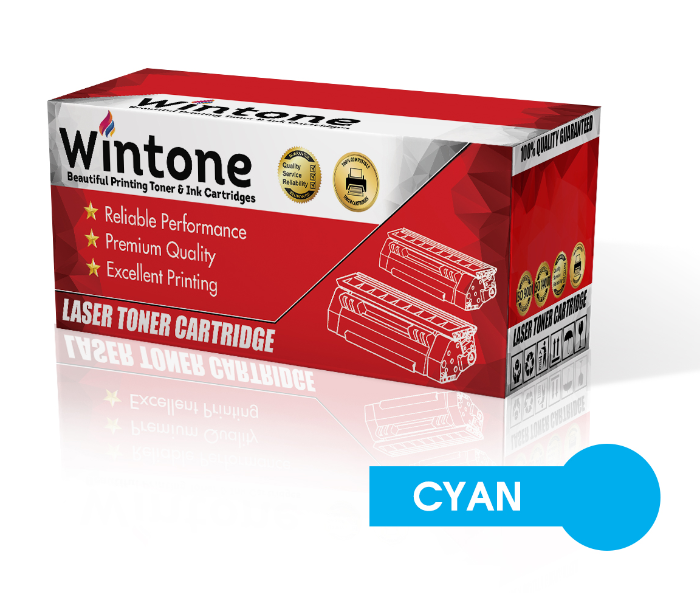 Wintone Compatible Toner Cartridges C9721A 641A s compatible for HP Color LaserJet 4600 4610 4650 and Canon LBP 2510 85 - Cyan - Zoom Image