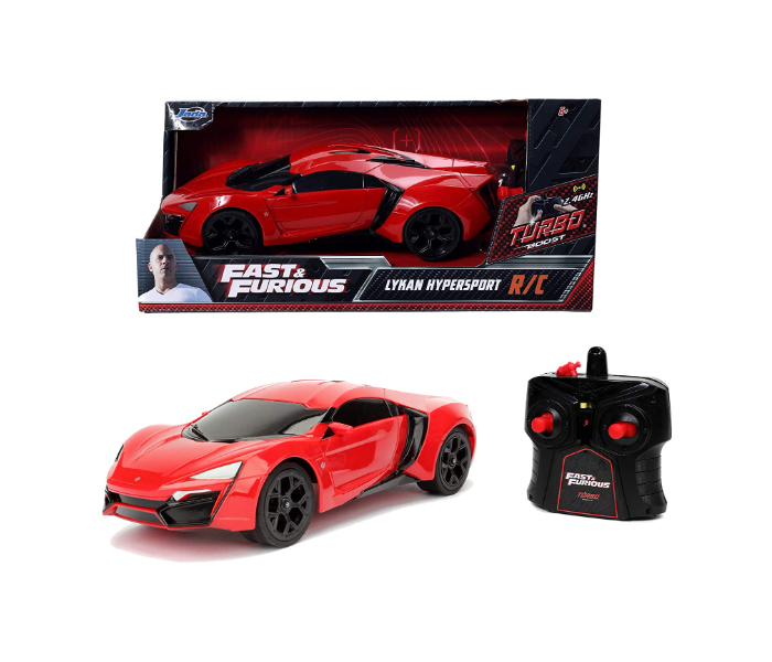 Jada 253203020 1:24 Fast and Furious RC Lykan Hypersport Toy Car - Zoom Image 4