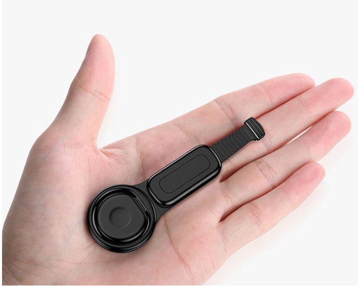 RC10 Multi-Function 3.5mm Ring Holder Audio Charging Adapter for iPhone - Black - Zoom Image 2