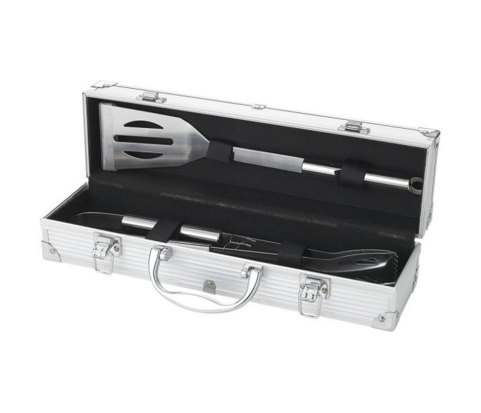 SS Satay 3 Piece BBQ Set - Silver - Zoom Image 2