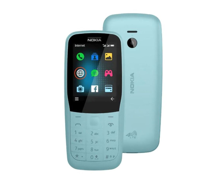 Nokia 220 4G LTE Feature Phone - Blue - Zoom Image 1