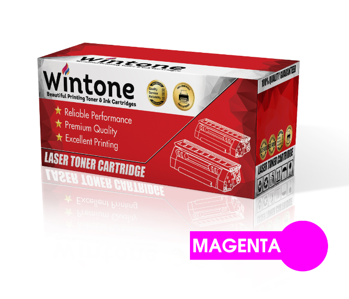 Wintone Compatible Toner Cartridges CRG707 CRG307 HP Q6003A 124A for Canon Lasershot LBP and HP Color LaserJet - Magenta - Zoom Image