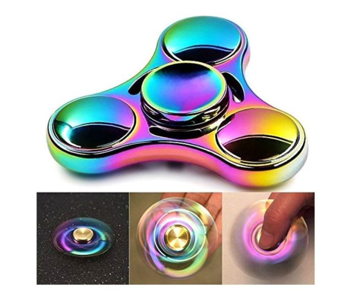 Ultra Durable Metallic Rainbow Hand Spinner - Zoom Image 3