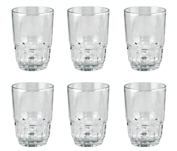 Royalford RF1096-GT6 8 oz Glass Tumbler - 6 Pieces - Zoom Image 3