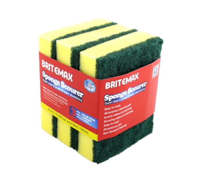 Britemax BM 272 Printing Grip Sponge Scrubbers - 3 Pieces - Zoom Image 2