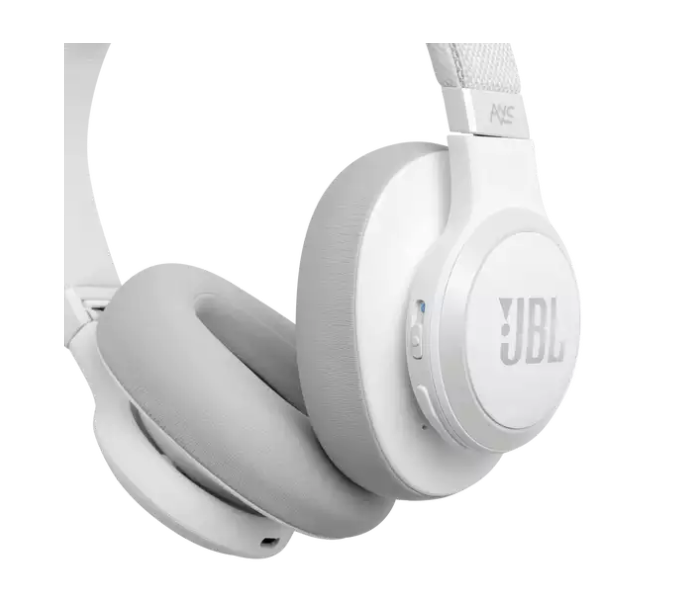 JBL Live 650 BT Active Noise Cancellation Over-Ear Wireless Headset - White - Zoom Image 5