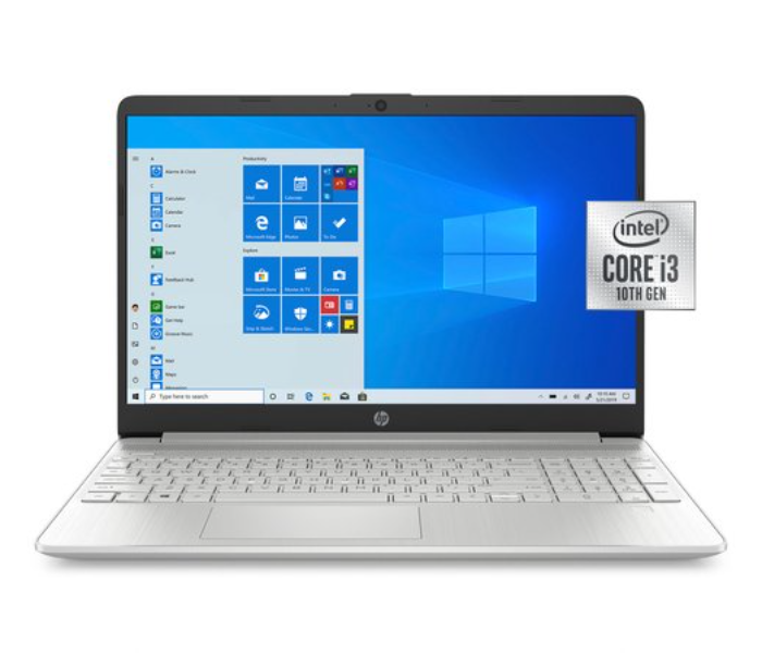 HP 15-DY1091WM 15.6 inch Intel Core i3 Processor 8GB RAM 256GB Shared Win 10 English Keyboard - Silver - Zoom Image 1