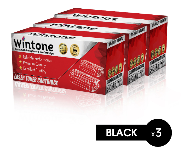 Wintone Set of 3 Pack MLT D209L Laser Toner Cartridge is Compatible for Samsung ML 2855 SCX 2855 4824 4825 4828 ND FN Series - Black - Zoom Image