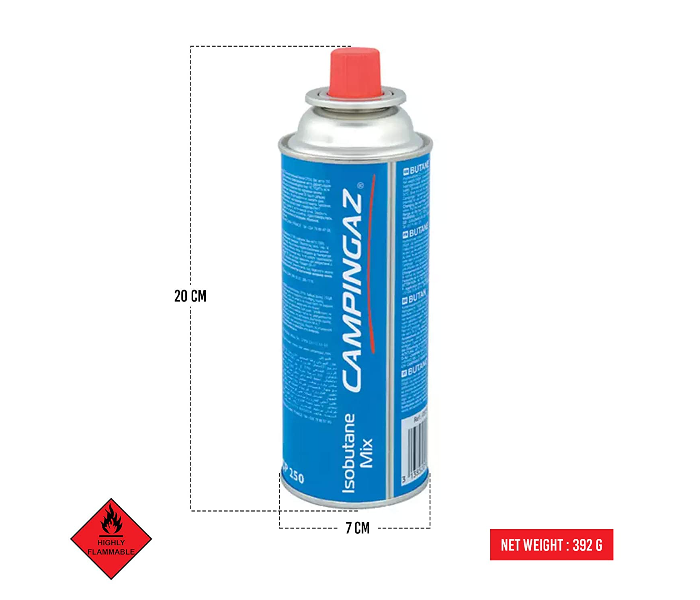 Campingaz CP 250 Valve Gas Cartridge - Zoom Image 3