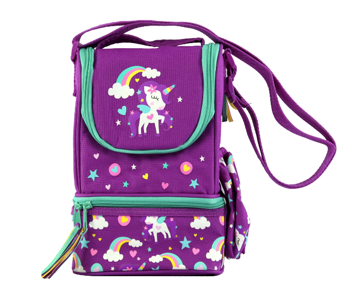 Smily Kiddos Strap Lunch Bag - Purple - Zoom Image