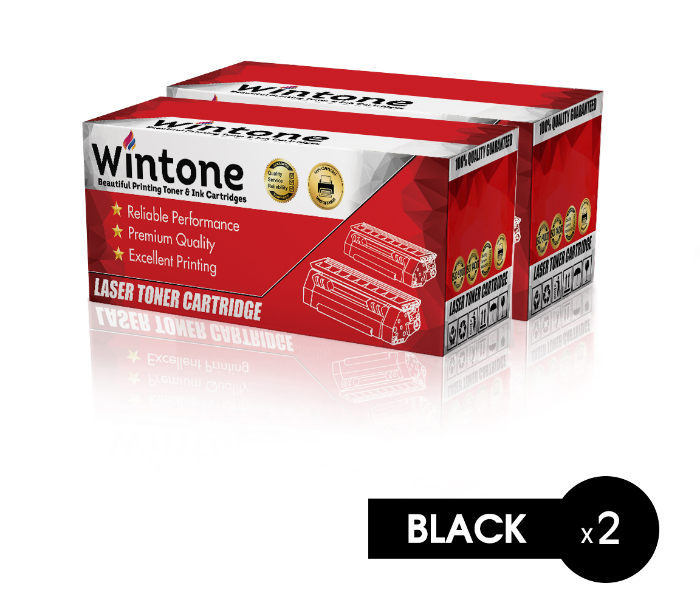 Wintone Set of 2 Pack FX3 3906A Laser Toner Cartridge is Compatible for Canon L Multipass Faxphone Laser Class imageCLASS Fax CFX L Servies - Black - Zoom Image