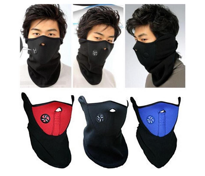 Half Face Mask for Cycling and Scooter Breathable Dust and Sun Protection - Blue - Zoom Image 3