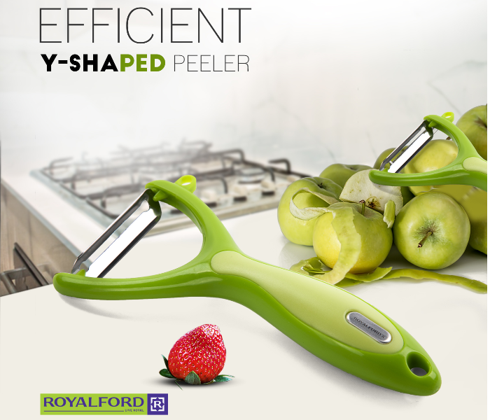 Royalford RF6113 Y Peeler with ABS Handle - Green - Zoom Image 1