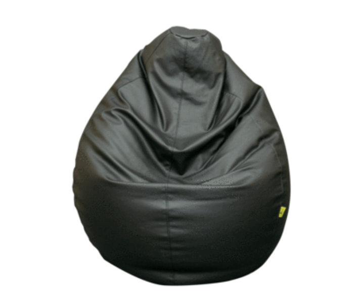 Watiaa Tear Drop Design Triple Stitched Kids Bean Bag - Black - Zoom Image