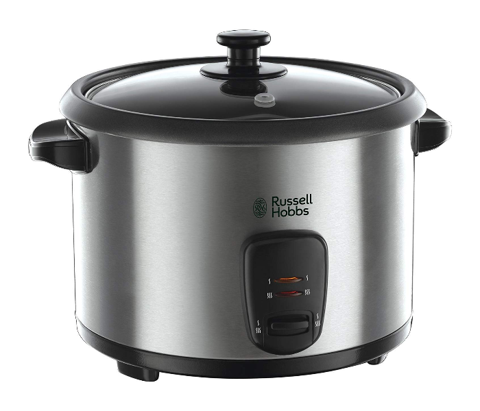 Russell Hobbs RH19750 Rice Cooker with Steamer - Black and Silver - Zoom Image 1