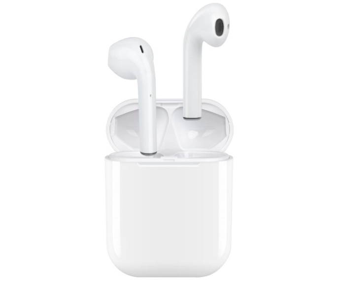 ION AirPods i11 TWS Wireless Bluetooth 5.0 Earphones with Charging Box - White - Zoom Image 1