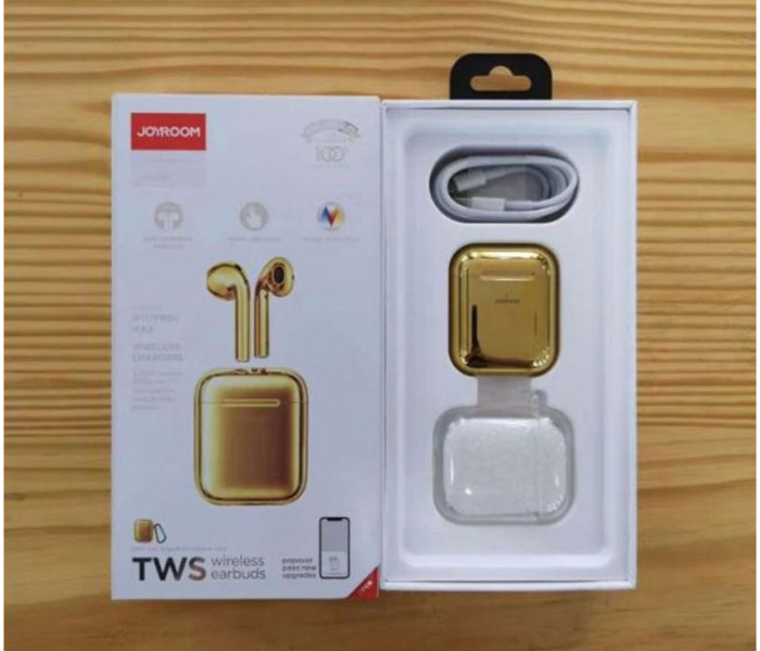 TWS Wireless In-Ear Earbuds With Charging Case - Gold - Zoom Image 2