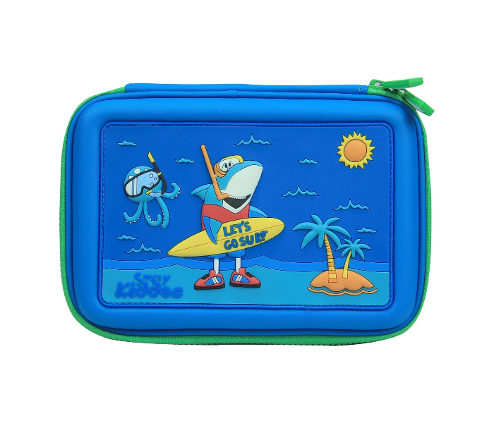 Smily Kiddos Scented Hardtop Pencil Box - Dark Blue - Zoom Image