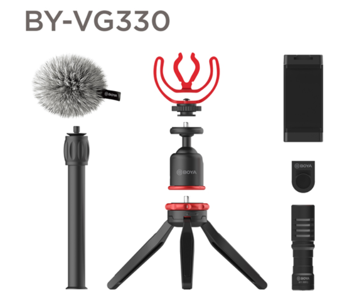 Boya BY-VG330 Universal Smartphone Video Kit - Black - Zoom Image 1