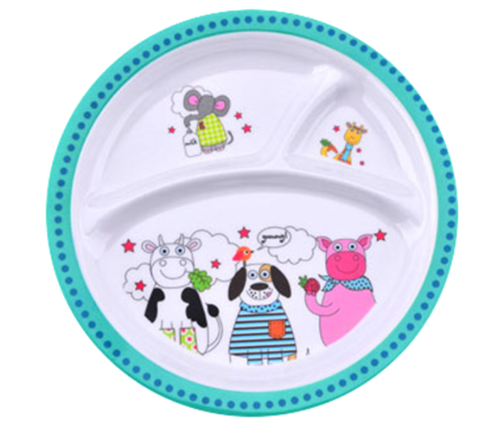 Royalford RF7248 Melamine 3 Section Round Baby Plate - Zoom Image 5