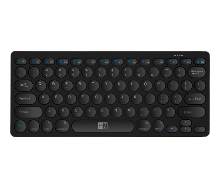 Heatz ZK07 Ultra slim Bluetooth Keyboard - Black - Zoom Image