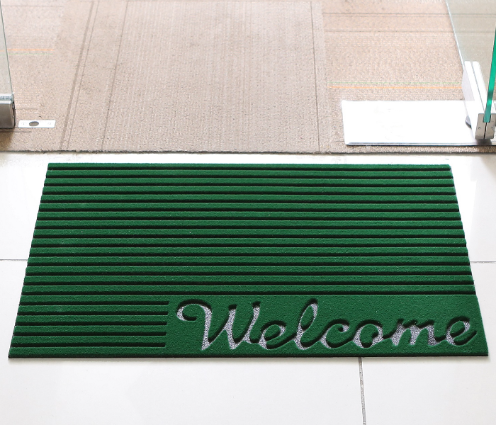 Royalford RF3016 Door Rubber Mat - Green - Zoom Image 1