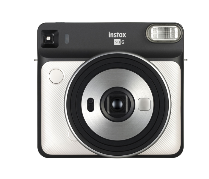 Fujifilm Instax Square SQ6 Instant Film Camera with 1 Pack Instax Square Instant Film - Pearl White - Zoom Image 1