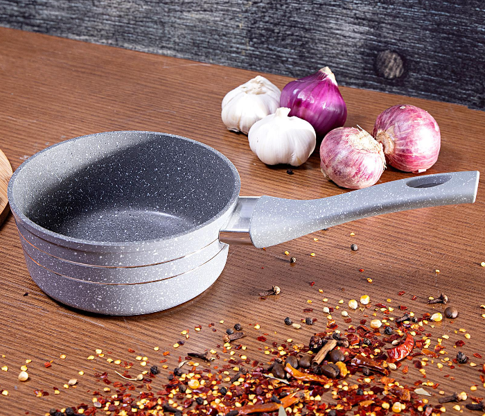 Royalford RF9473 16cm Marble Coated Smart Saucepan - Grey - Zoom Image 2