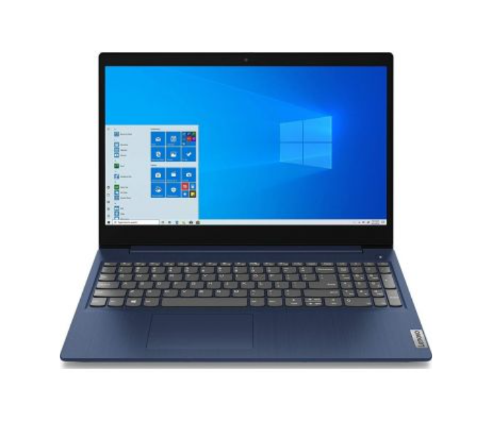 Lenovo IdeaPad 3 -81WE00P8AX 15.6 Inch FHD Intel Core i5 1035G1 Processor 8GB RAM 1TB HDD 128GB SSD 2GB NVIDIA Graphics MX330 Windows 10 Home English-Arabic Keyboard - Blue - Zoom Image 2