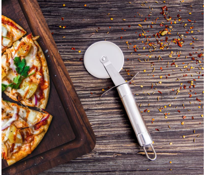 Royalford RF9853 Stainless Steel Pizza Cutter - Silver - Zoom Image 2