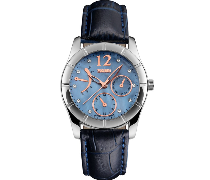 Skmei 6911 Elegance Women Quartz Watch - Blue - Zoom Image