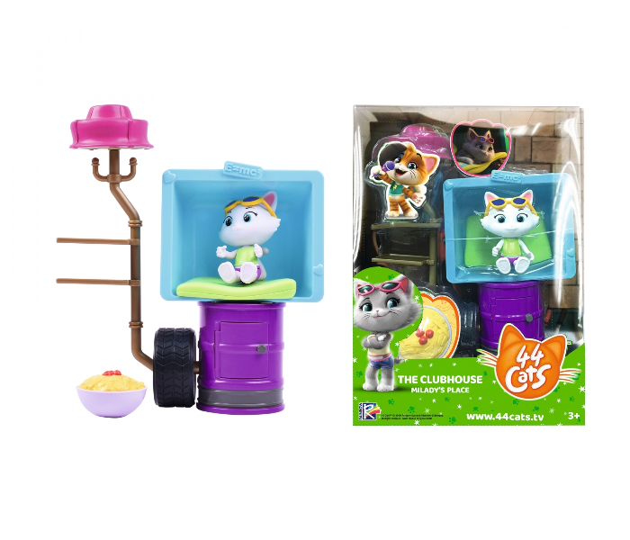 Smoby 7600180218 44Cats Deluxe Playset with Milady Figure - Zoom Image 2