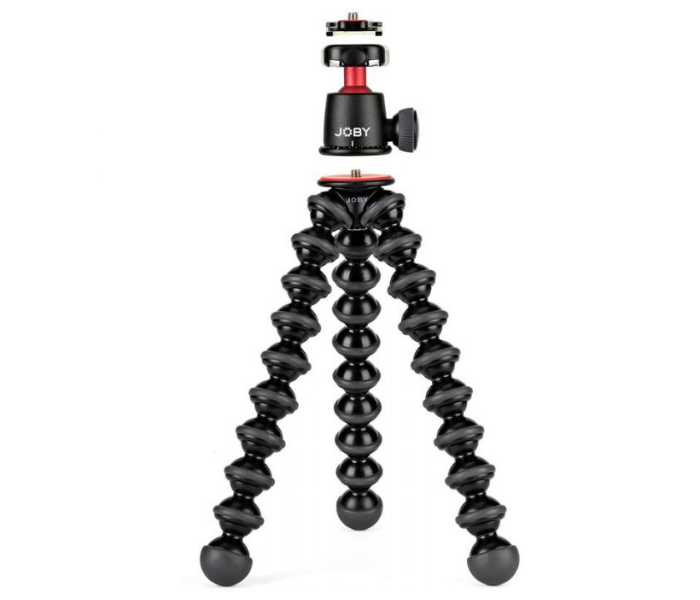 Joby JB01507-BWW GorillaPod 3K Kit Lightweight Professional Tripod for DSLR and Mirrorless Cameras - Black and Red - Zoom Image 5