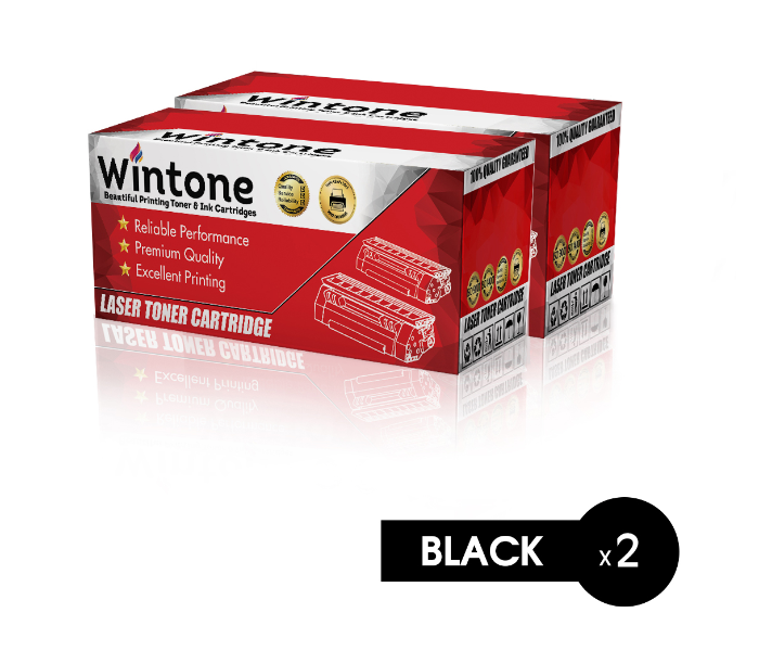 Wintone Pack of 2 X3220 3210 Laser Toner Cartridge is Compatible for Xerox WC 3210 3220 3220 WorkCentre - Black - Zoom Image