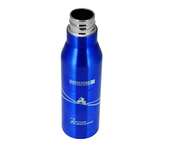 Royalford RF9866 950ml Double Wall SS Vacuum Bottle - Blue - Zoom Image 2