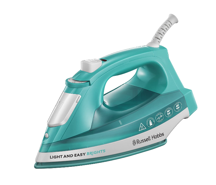 Russell Hobbs RH24840 2400W Light and Easy Brights Steam Iron - Aqua - Zoom Image 1