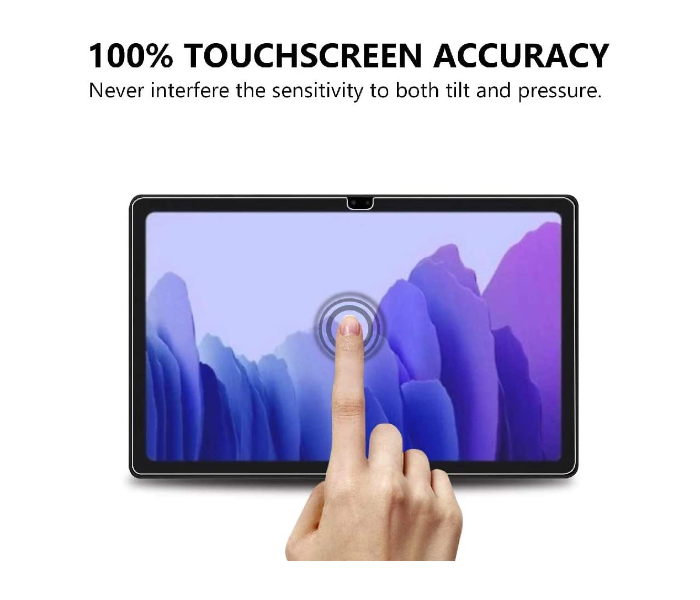 Trands TR-CC343 10.4 Inch 2020 Clear Tempered Glass Film 9H Hardness HD Clear Screen Protector for Galaxy Tab A7 T500 T505 T507 - Zoom Image 3