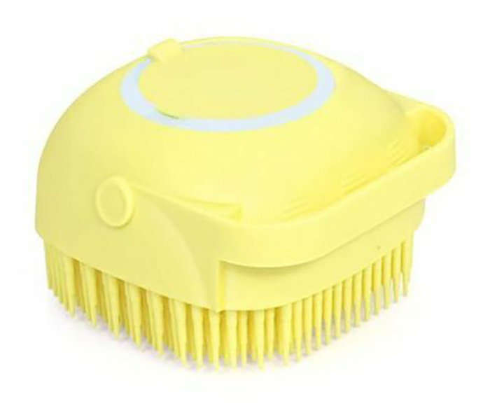 Silicone Bath Massage Brush - Yellow - Zoom Image 1