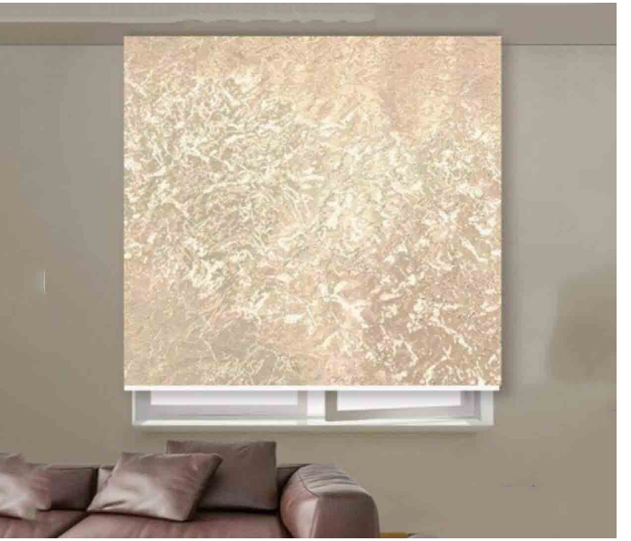 New Nylon Material 150cm x 200cm Roller Blinds - Beige - Zoom Image