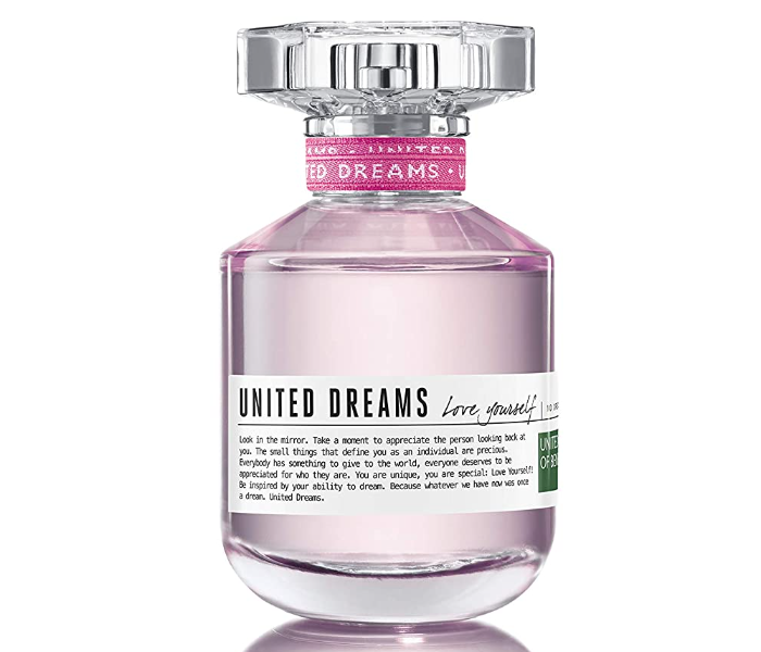 Benetton 80ml United Dreams Love Yourself Eau de Toilette for Women - Zoom Image 2