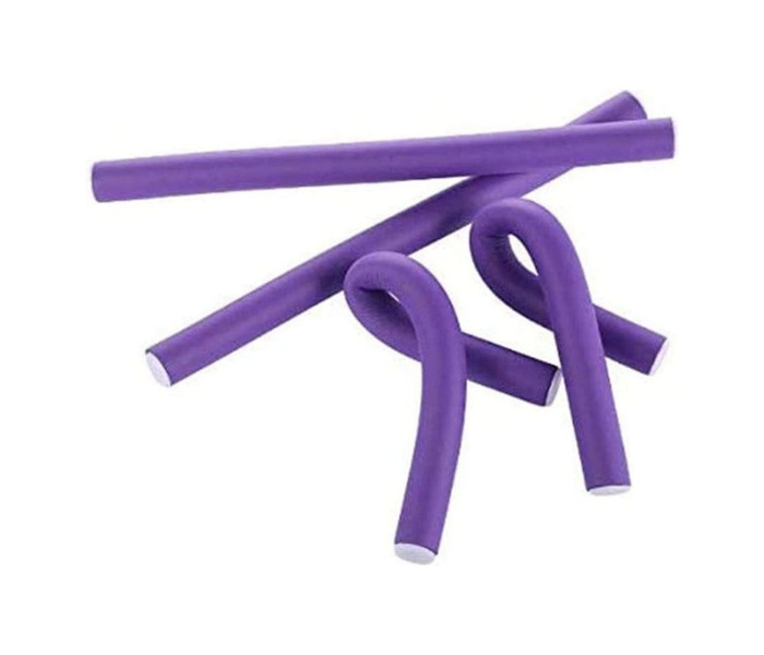 Pack of 10 Piece Hair Curlers Roll Stick Set - Purple - Zoom Image 3