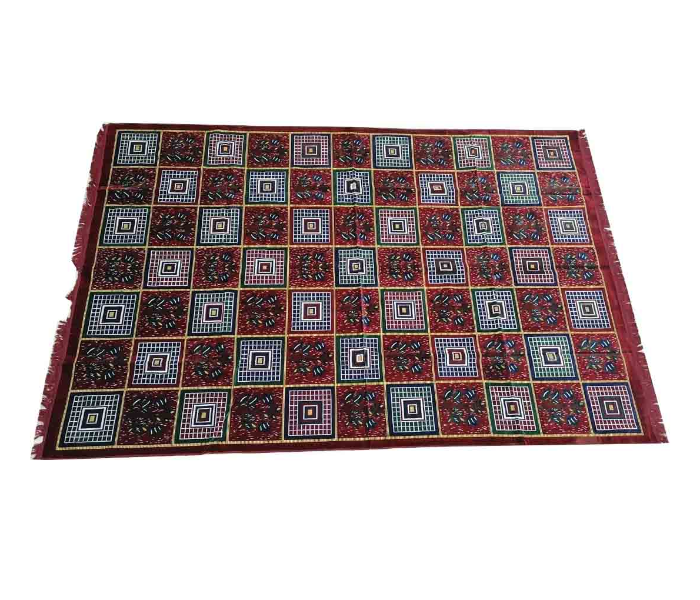 Modern Style Multicolor Style 4 Area Rug for Bed Room - Red - Zoom Image