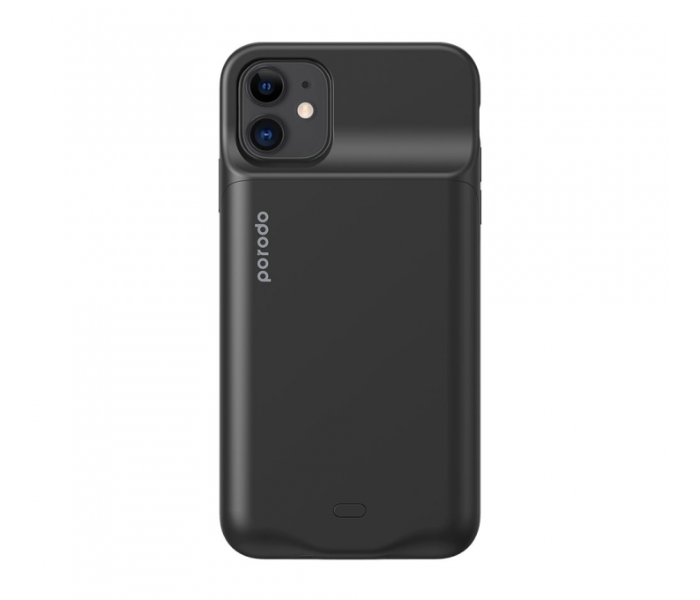 Porodo PD-11BCW-BK 4500mAh Wireless Battery Case for iPhone 11 - Black - Zoom Image 2